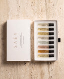 SAEY perfume Discovery Set with eight 3ML fragrance samples