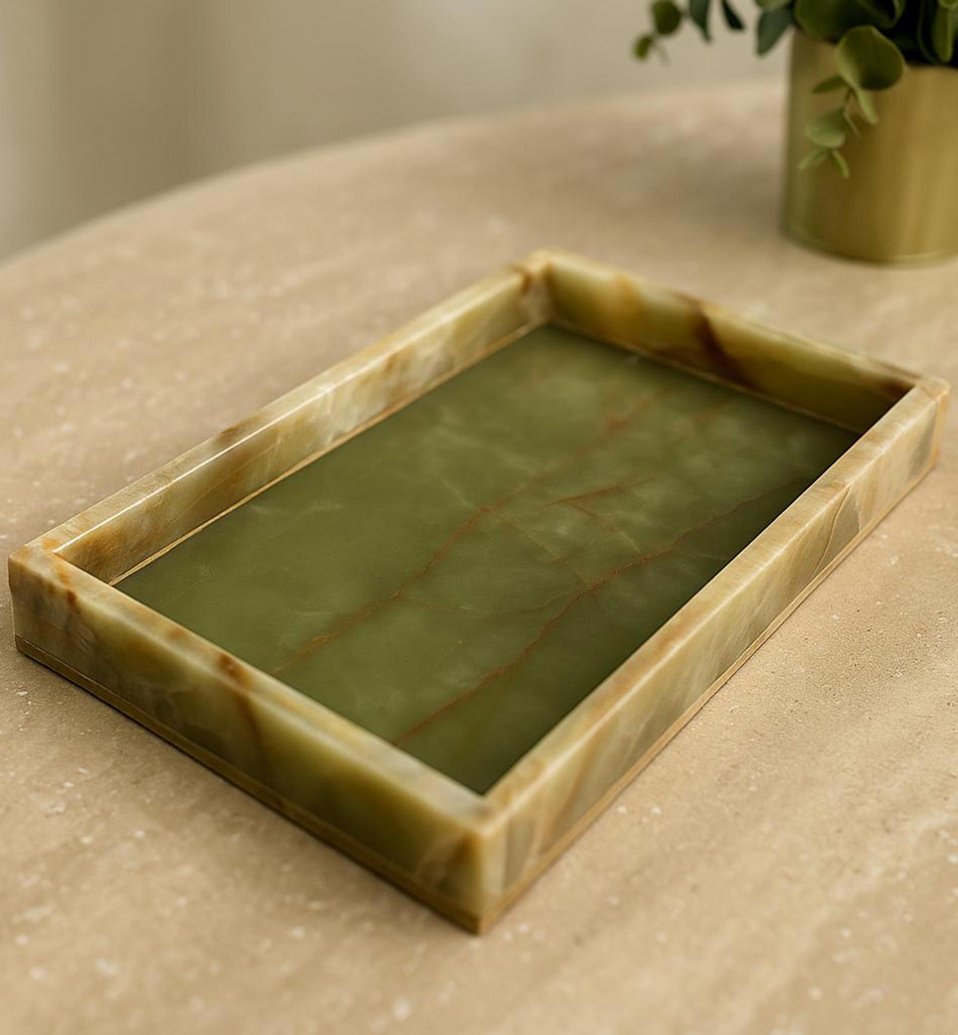 Green Onyx Tray (Made to order) - Saey Fragrances ™